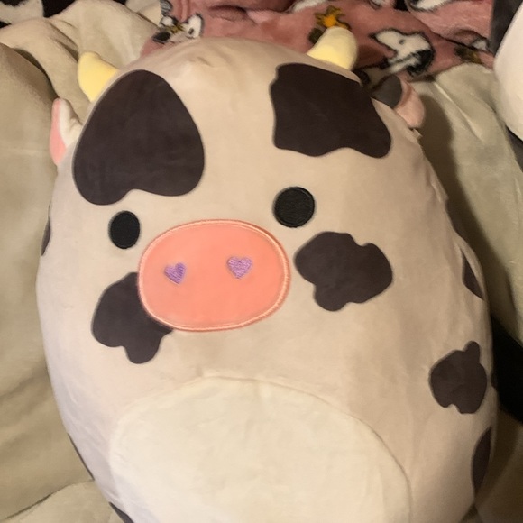 Colin the cow Purple Heart nose squishmallow NWT - Picture 3 of 6
